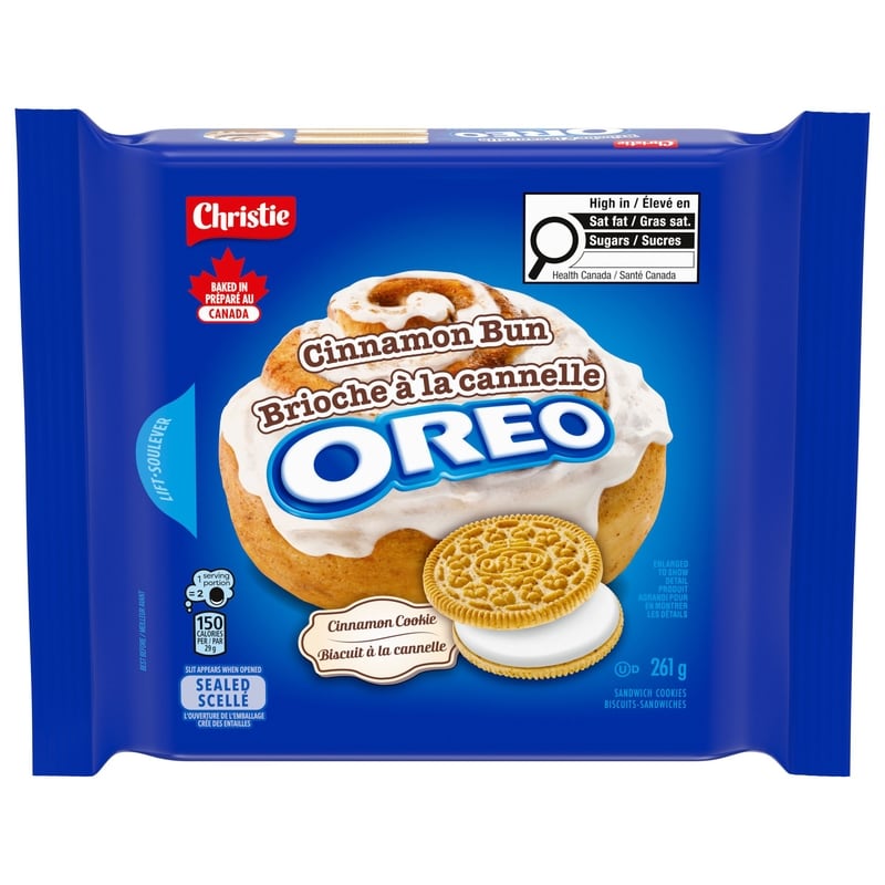 OREO Cinnamon Bun Sandwich Cookies