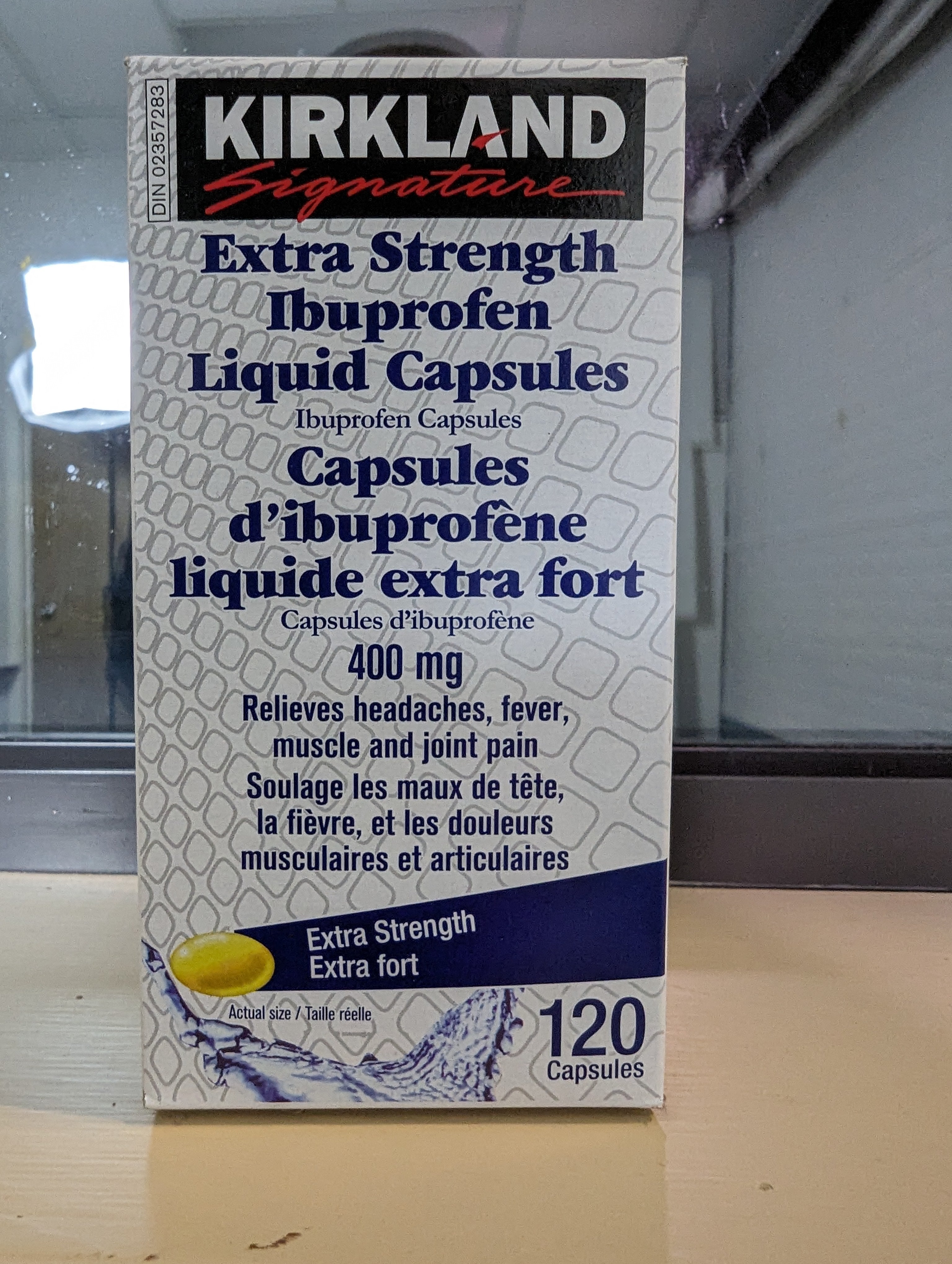 Kirkland Signature Ibuprofen 400MG Extra Strength Liquid Gel