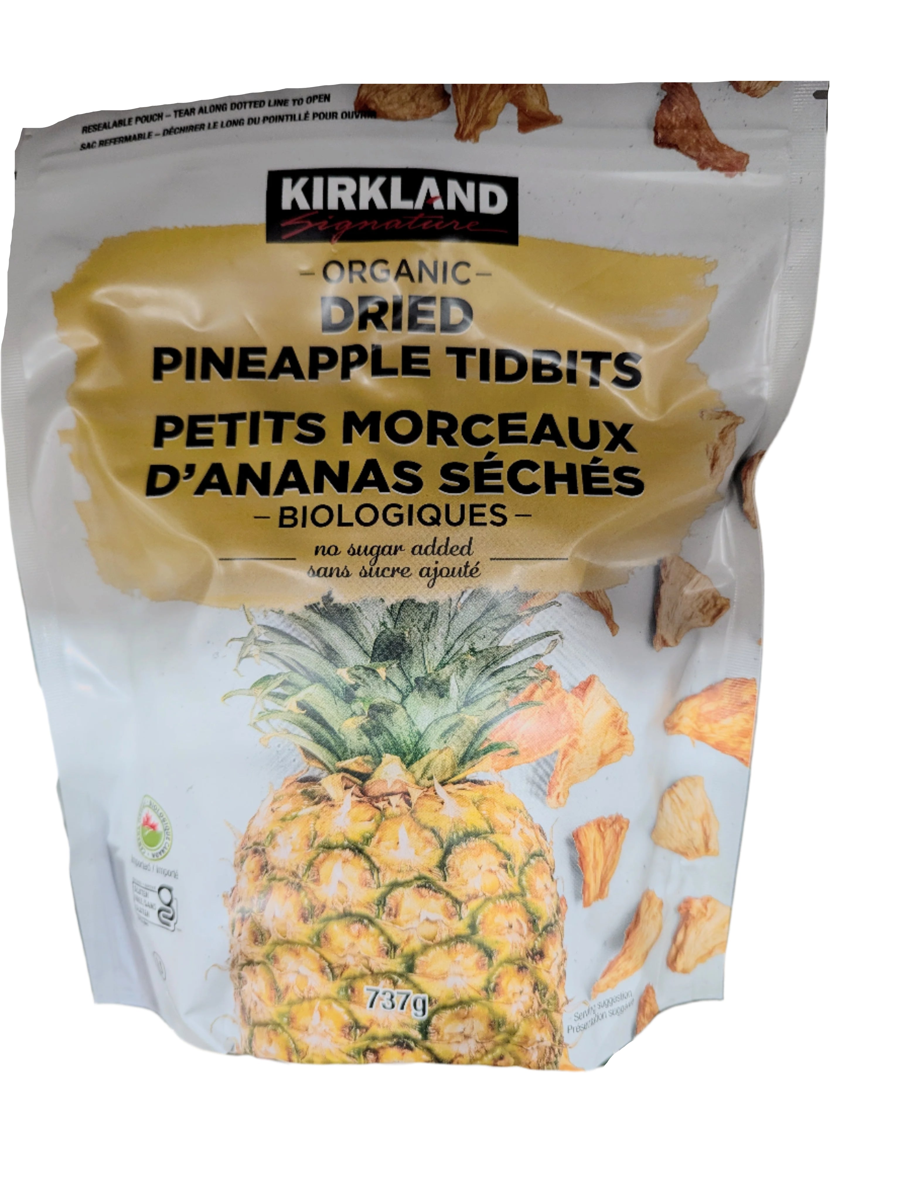 Kirkland Signature Organic Dried Pineapple