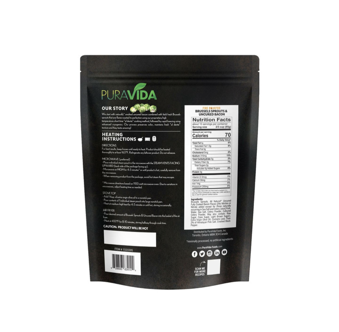 PuraVida Brussels Sprouts With Bacon