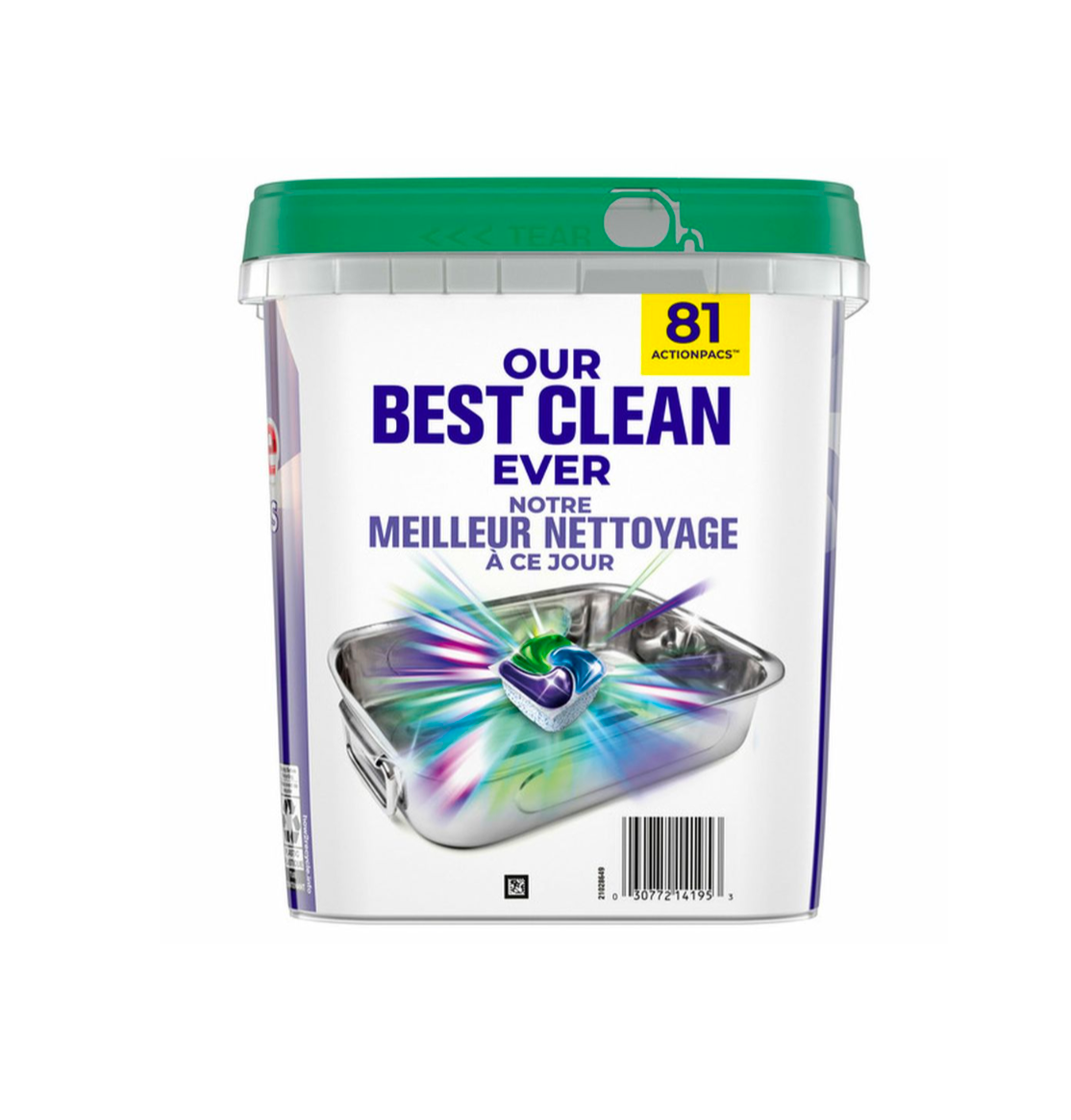 Cascade Platinum ActionPacs Dishwasher Detergent Pods