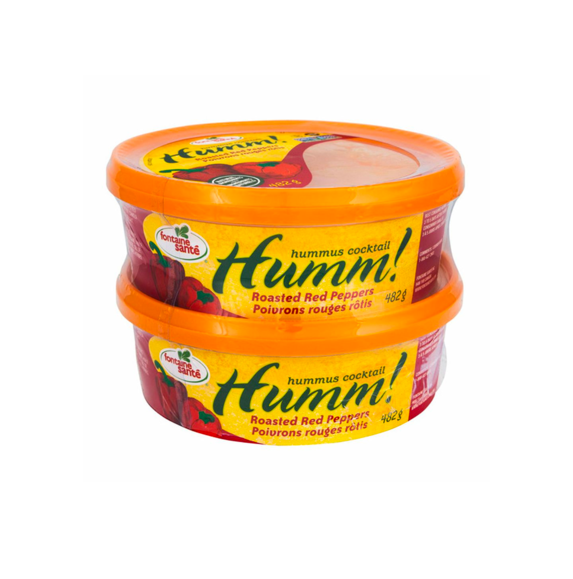 Fontaine Sante Roasted Red Pepper Hummus (2pk)