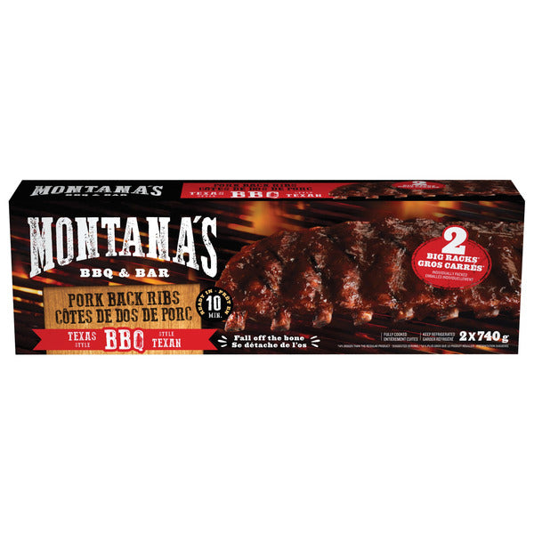 Montana's Texan BBQ Pork Back Ribs