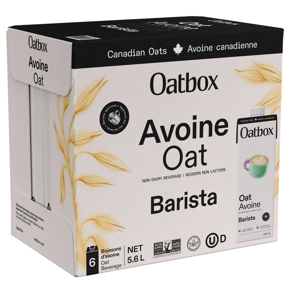 Oatbox Barista Oat Beverage 6 x 946 ml