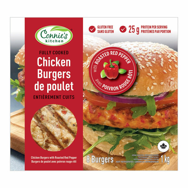 Connie's Kitchen Red Pepper Chicken Burger