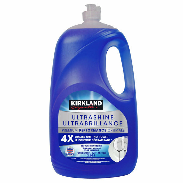 Kirkland Signature Ultra Shine Liquid Fresh Scent Dish Soap 2.66 L