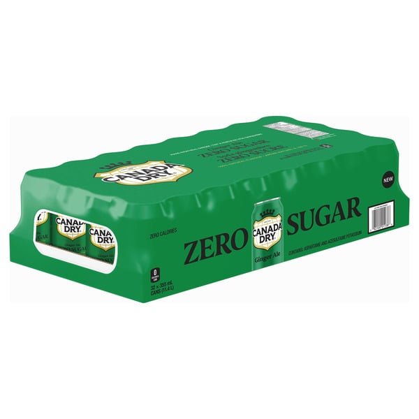 Canada Dry Zero Sugar Ginger Ale 32x355ml