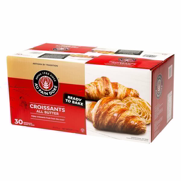 Bridor Pre-Proofed Butter Croissant (Frozen) 30 x 70 g