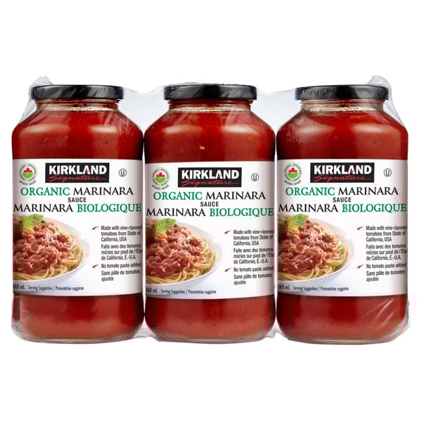 Kirkland Signature Organic Marinara Sauce 3pk