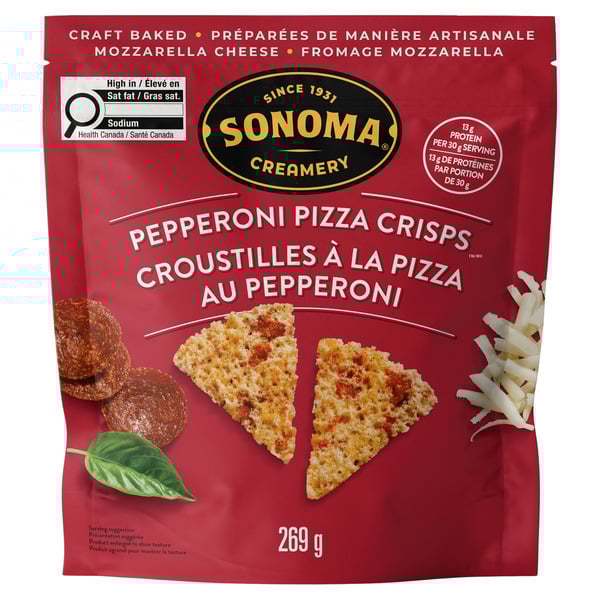 Sonoma Creamery Pepperoni Pizza Crisps