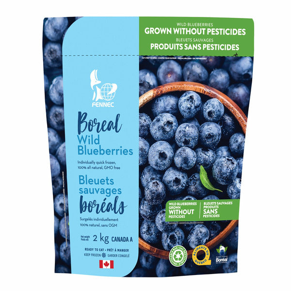 Fennec Foods Boreal Organic Frozen Wild Blueberries