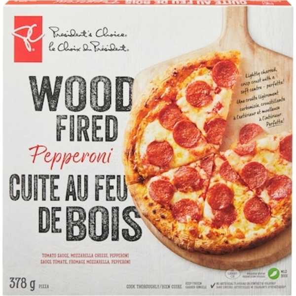 President’s Choice Wood Fired Pepperoni Pizza 379 g