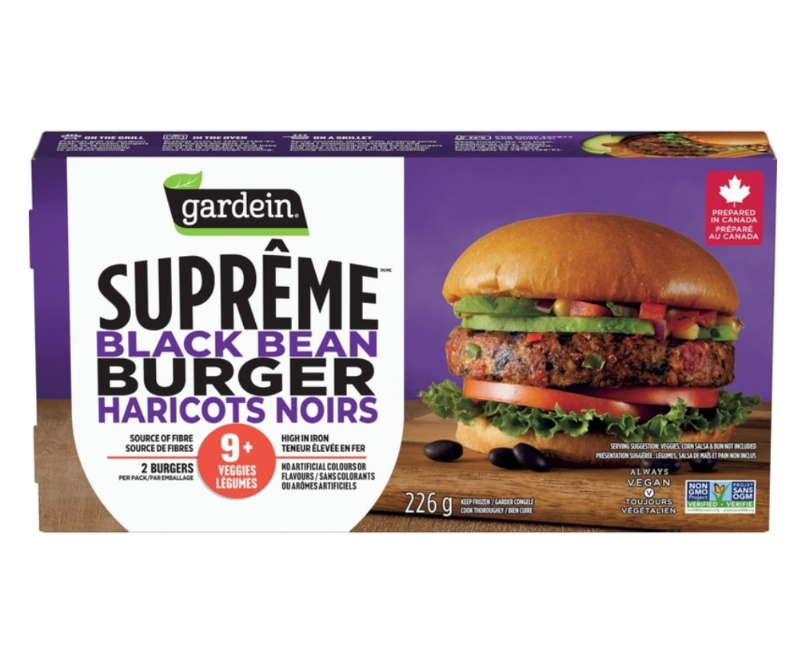 Gardein Suprême Burger Black Bean 9+ Veggies (226 g)