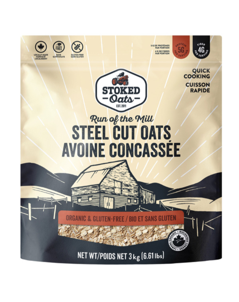 Stoked oats Regenerative Organic Steel Cut Oats 3kg