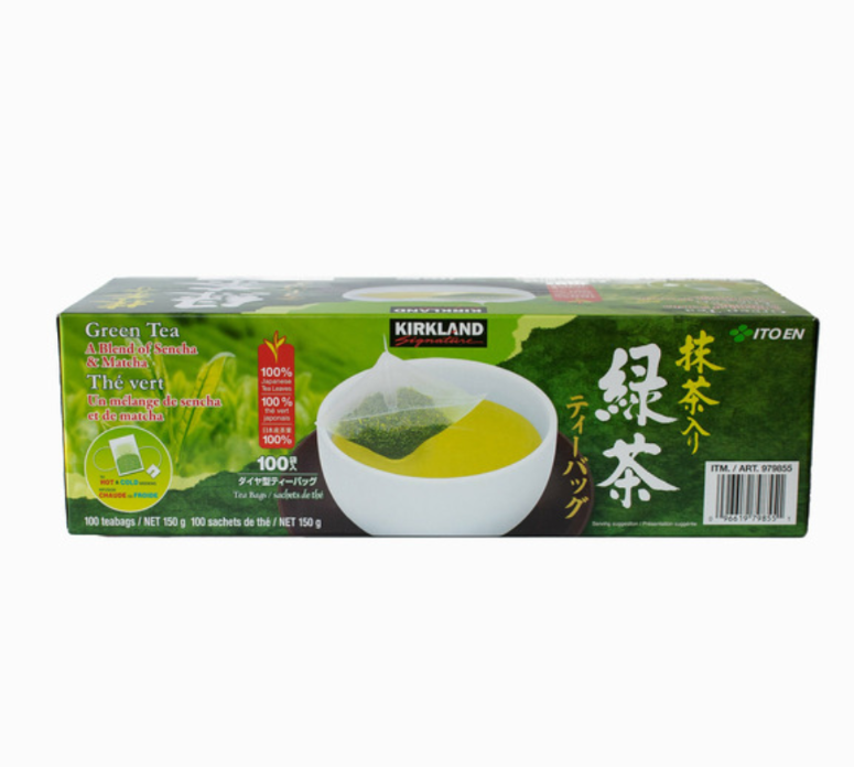 Kirkland Green Tea, 100-count