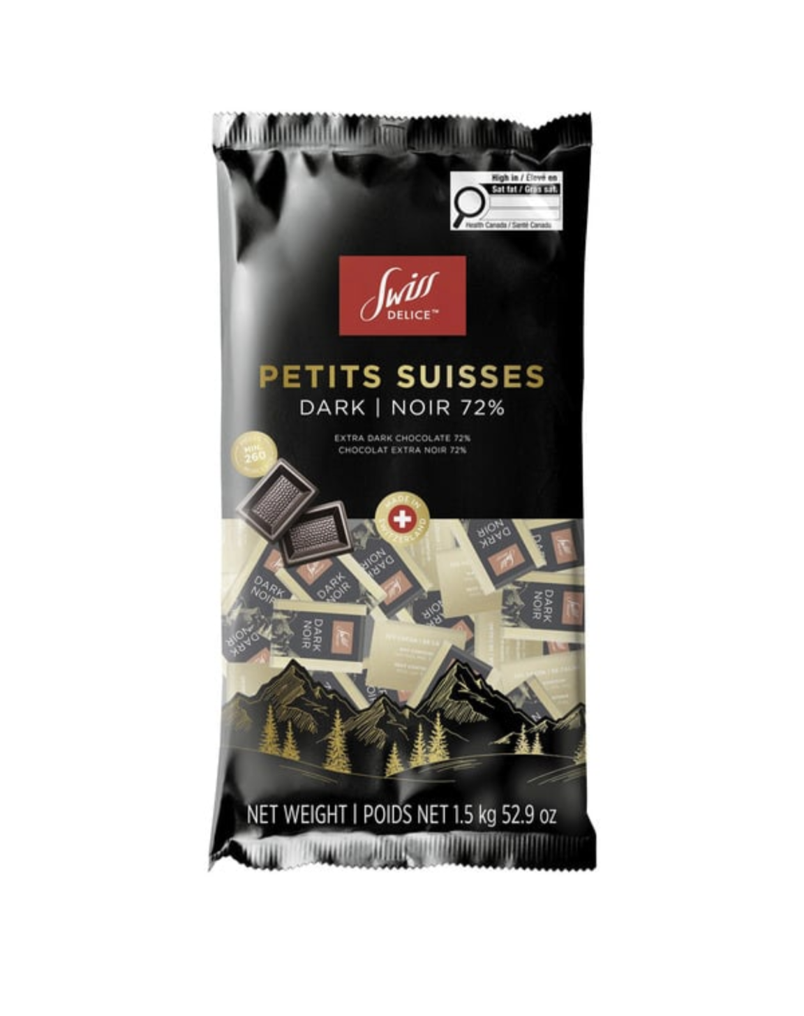 Swiss Delice 72% Dark Chocolate