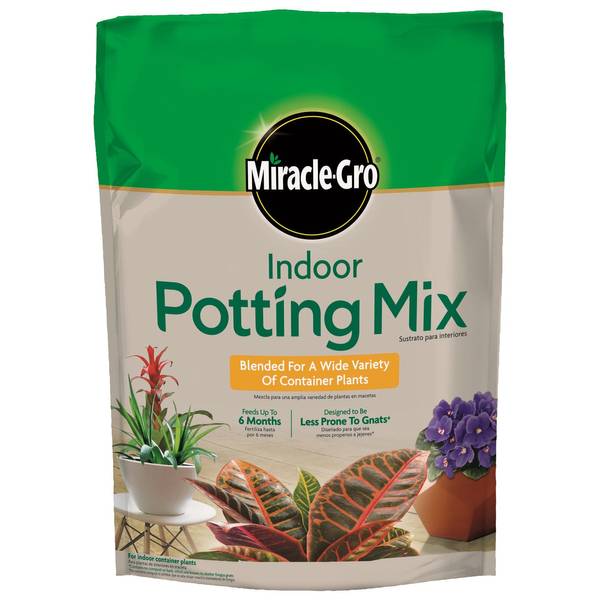 Miracle-Gro indoor potting mix