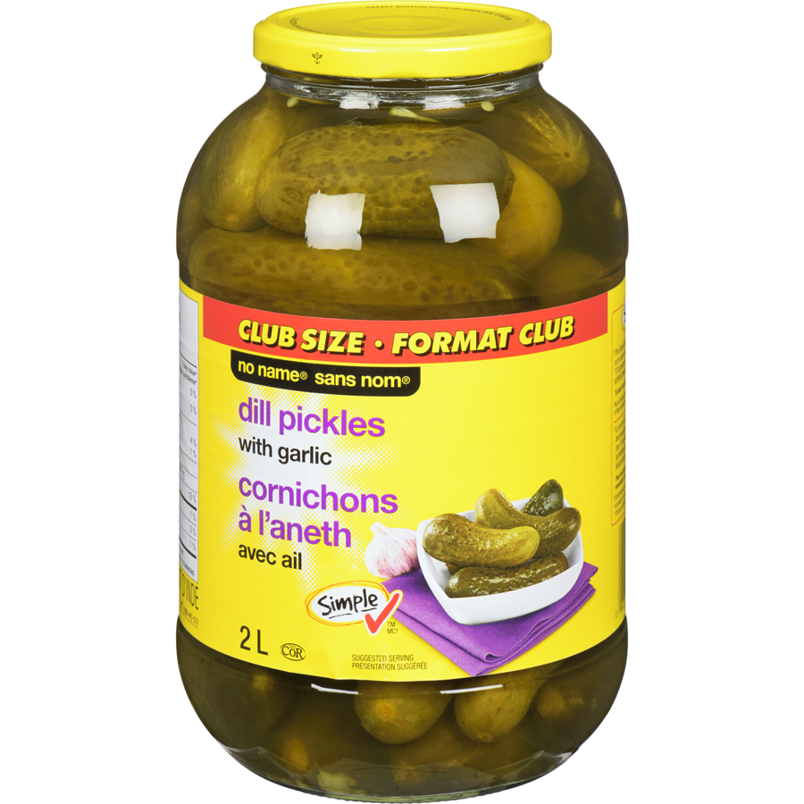 No Name Dill Pickles with Garlic