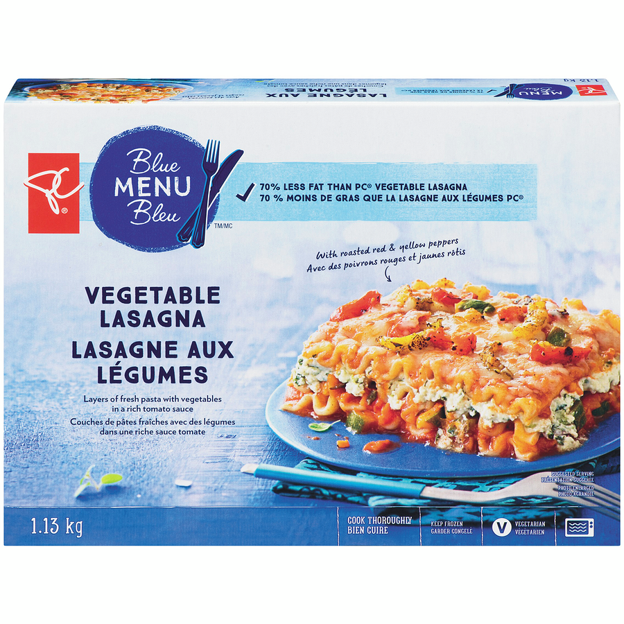 President's Choice Blue Menu Roasted Vegetable Lasagna
