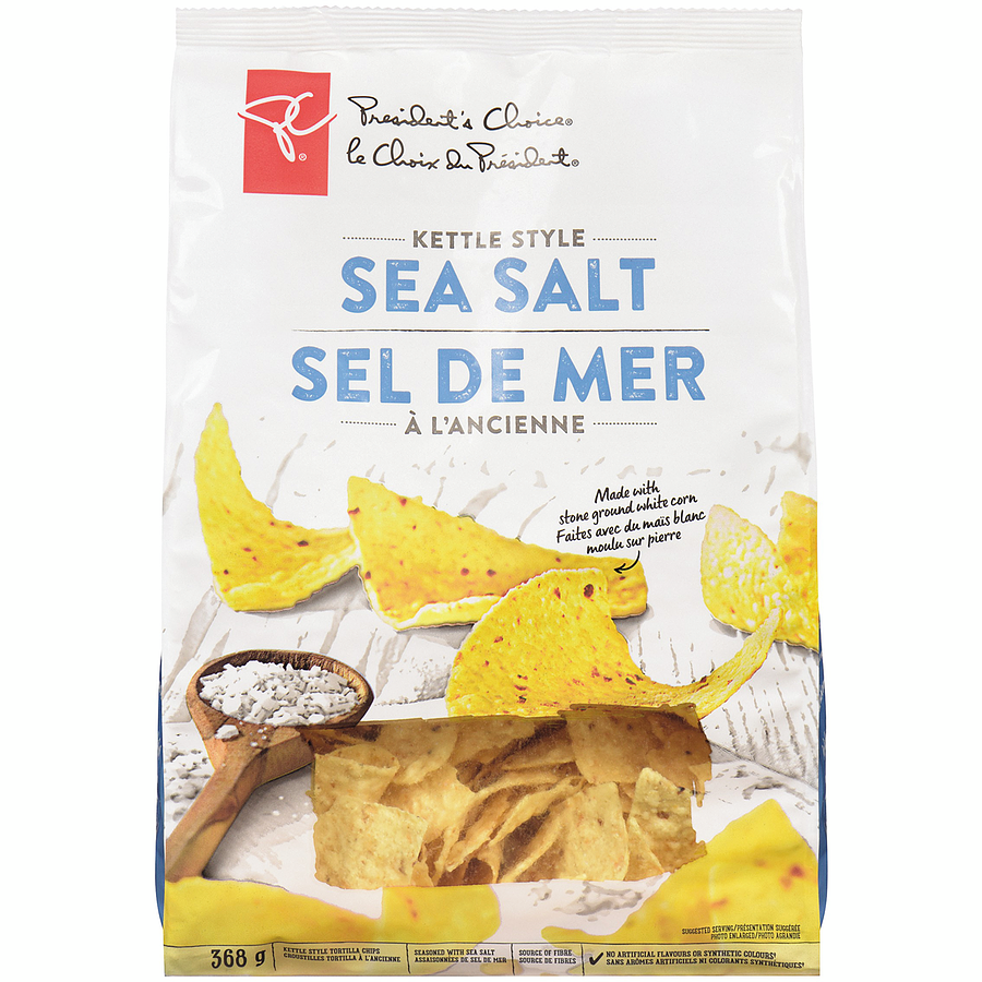 President's Choice Sea Salt Tortilla Chips
