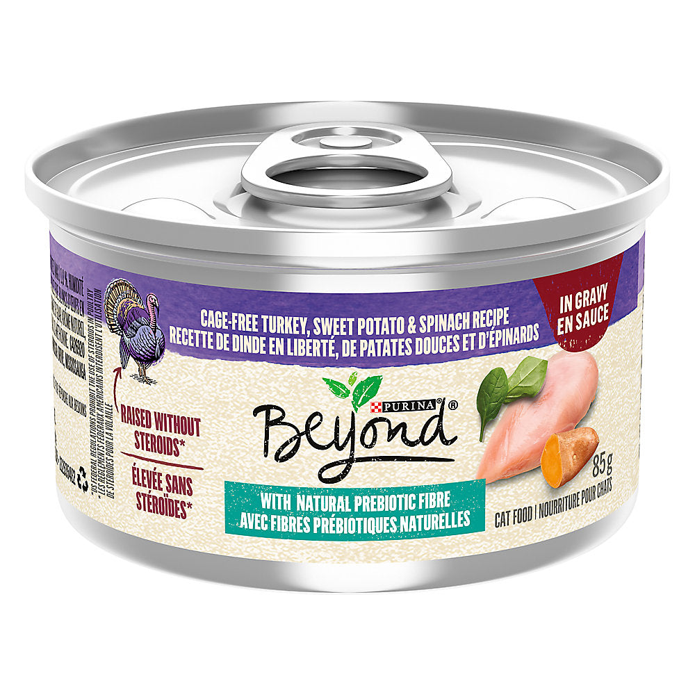 Purina® Beyond® Grain Free Adult Cat Food - Turkey, Sweet Potato & Spinach In Gravy Recipe