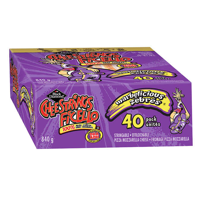 Black Diamond Marble Cheese Strings