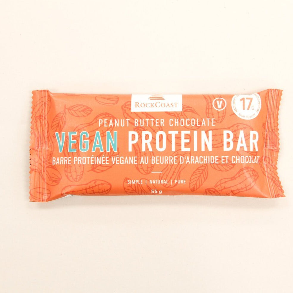 RockCoast PB Chocolate Vegan Protein Bar
