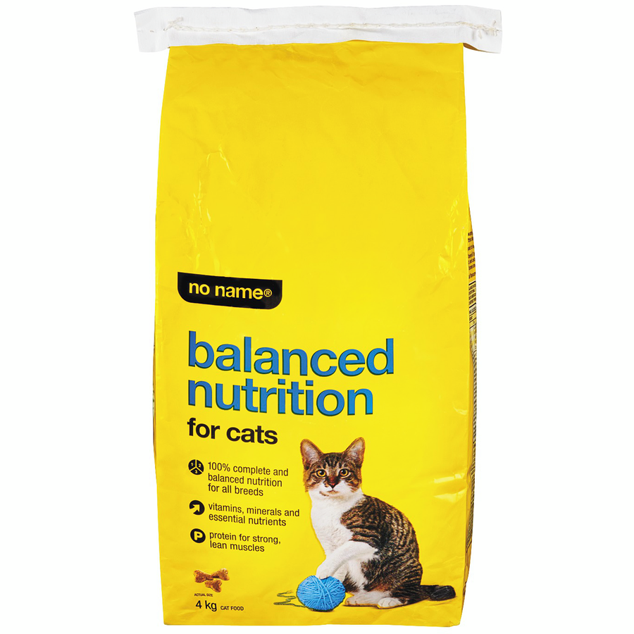 No Name Balanced Nutrition Cat Food. 4kg