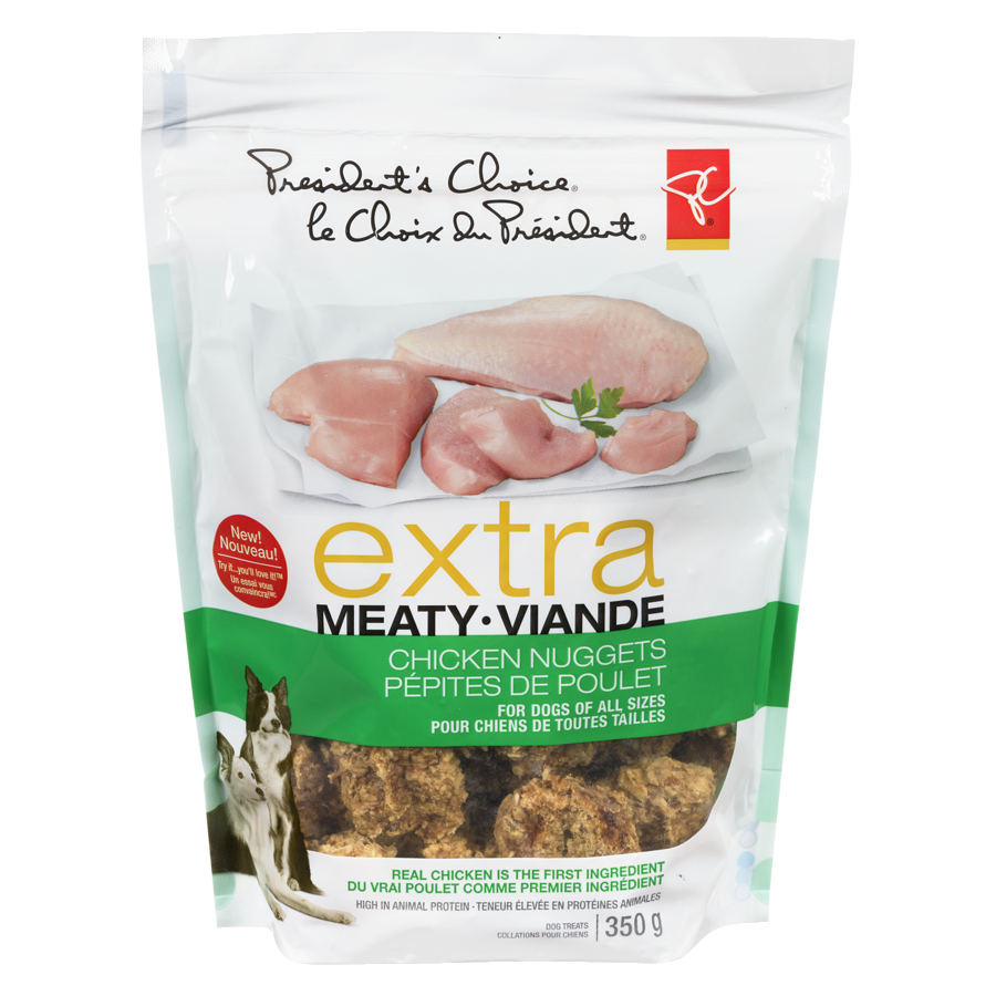 President's Choice Extra Meaty Dog Food Chicken Nuggets