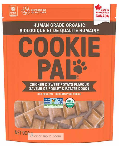 Cookie Pal Organic Chicken and Sweet Potato Dog Biscuits