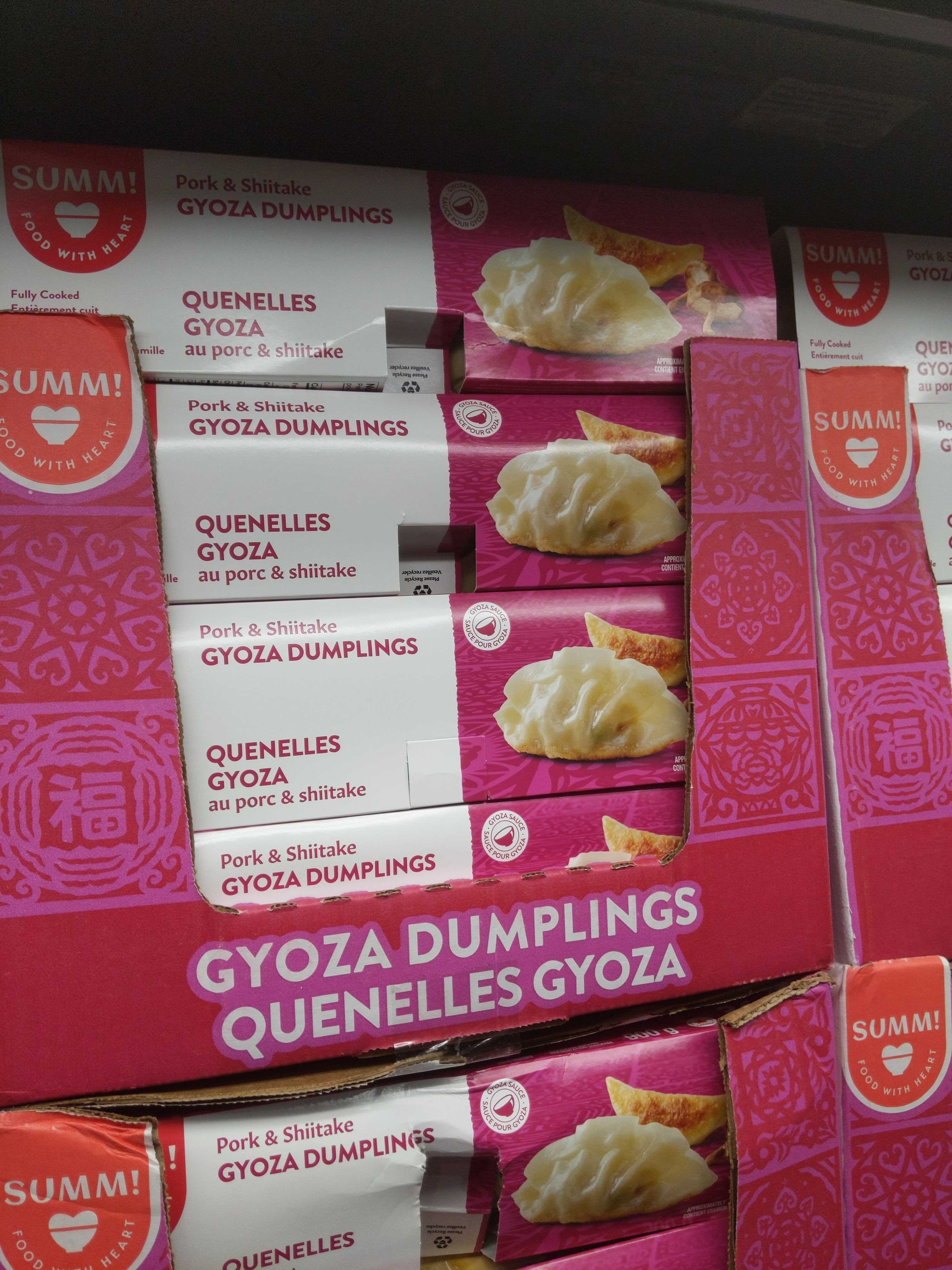 Summ! Pork and Shiitake Gyoza Dumplings