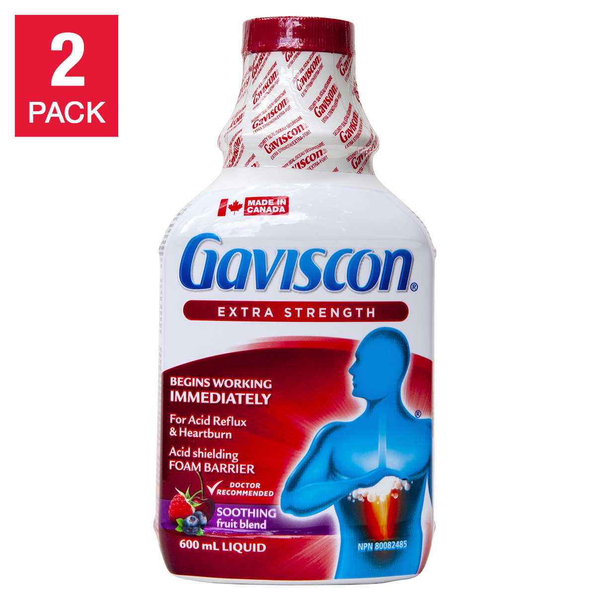 Gaviscon liquid extra-strength heartburn and acid reflux relief