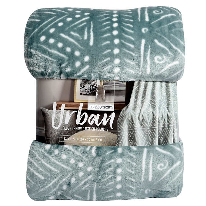 Life Comfort Urban Plush Throw
