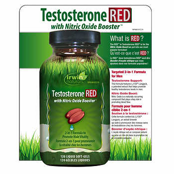 Irwin Naturals testosterone red