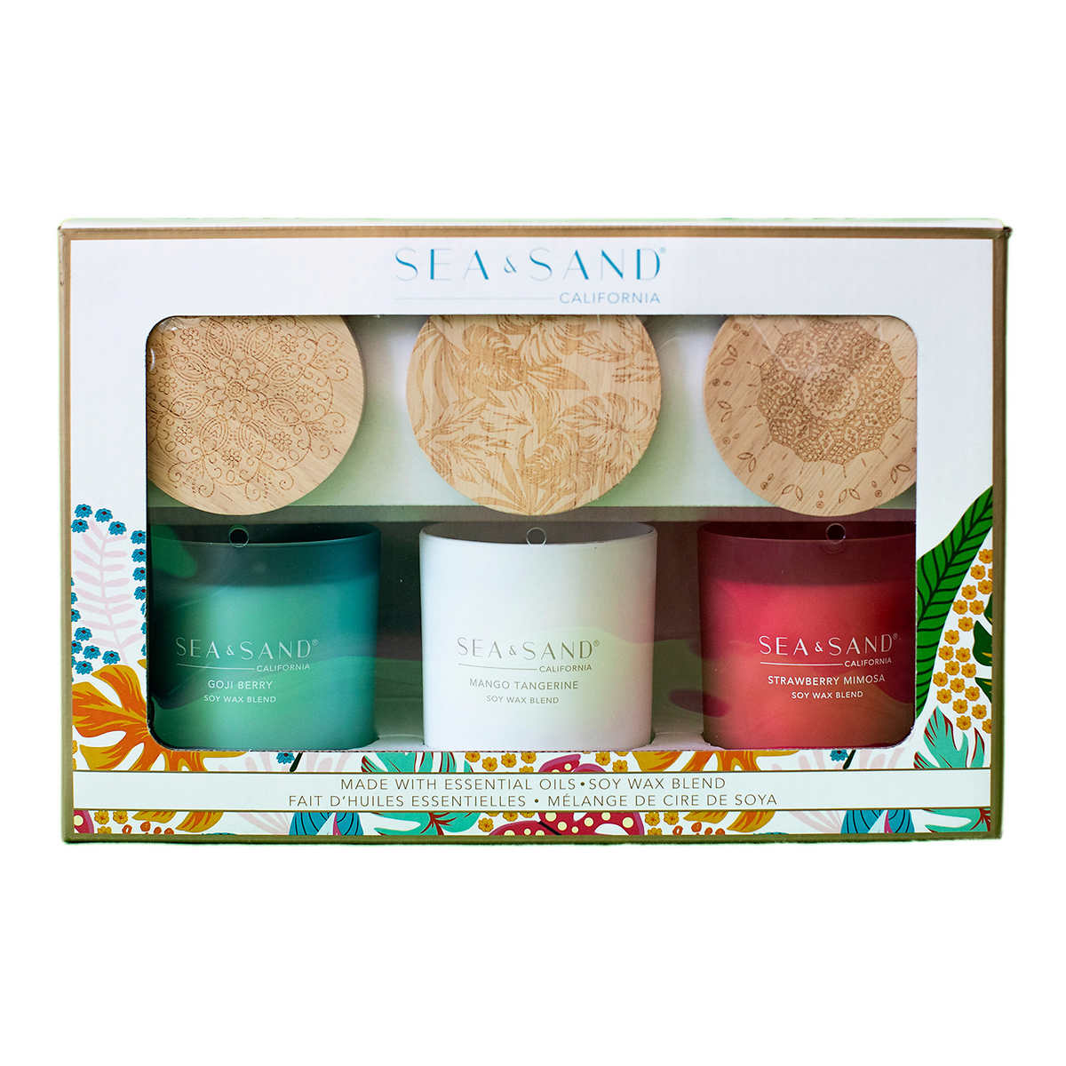 Sea & Sand candles (3 pack)