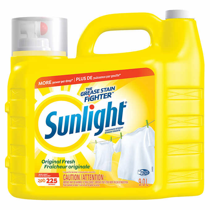 Sunlight liquid laundry detergent