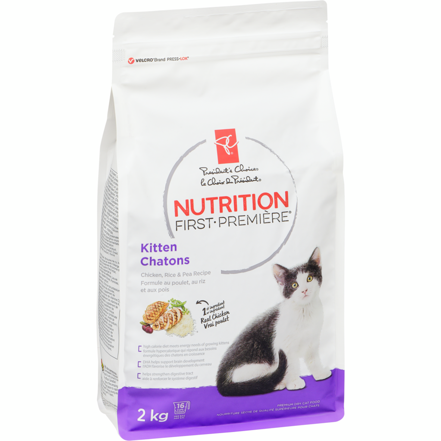 President s Choice Nutrition First Kitten Food Chicken Rice