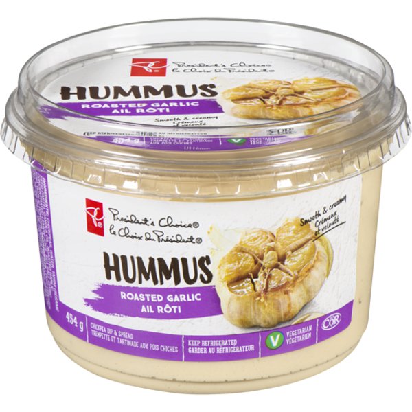 Presidents Choice Garlic Hummus