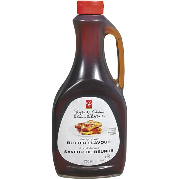 Presidents Choice Regular Flavoured Butter Syrup