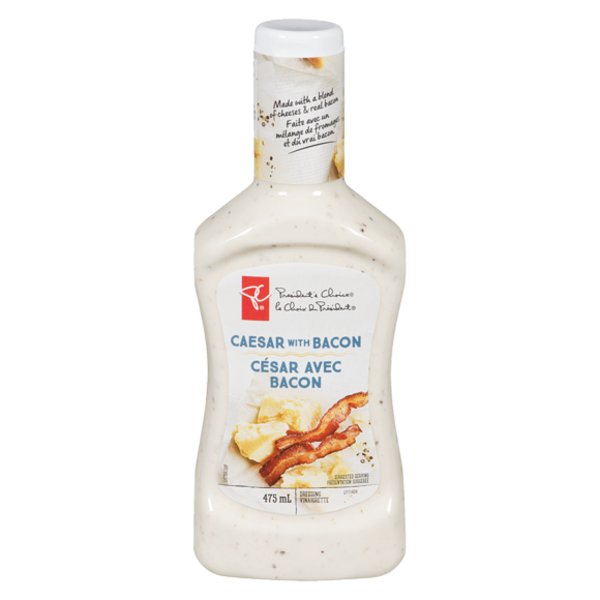 President's Choice Caesar With Bacon Salad Dressing