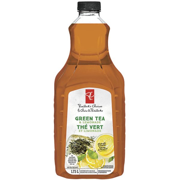 Presidents Choice Green Tea & Lemonade Iced Tea