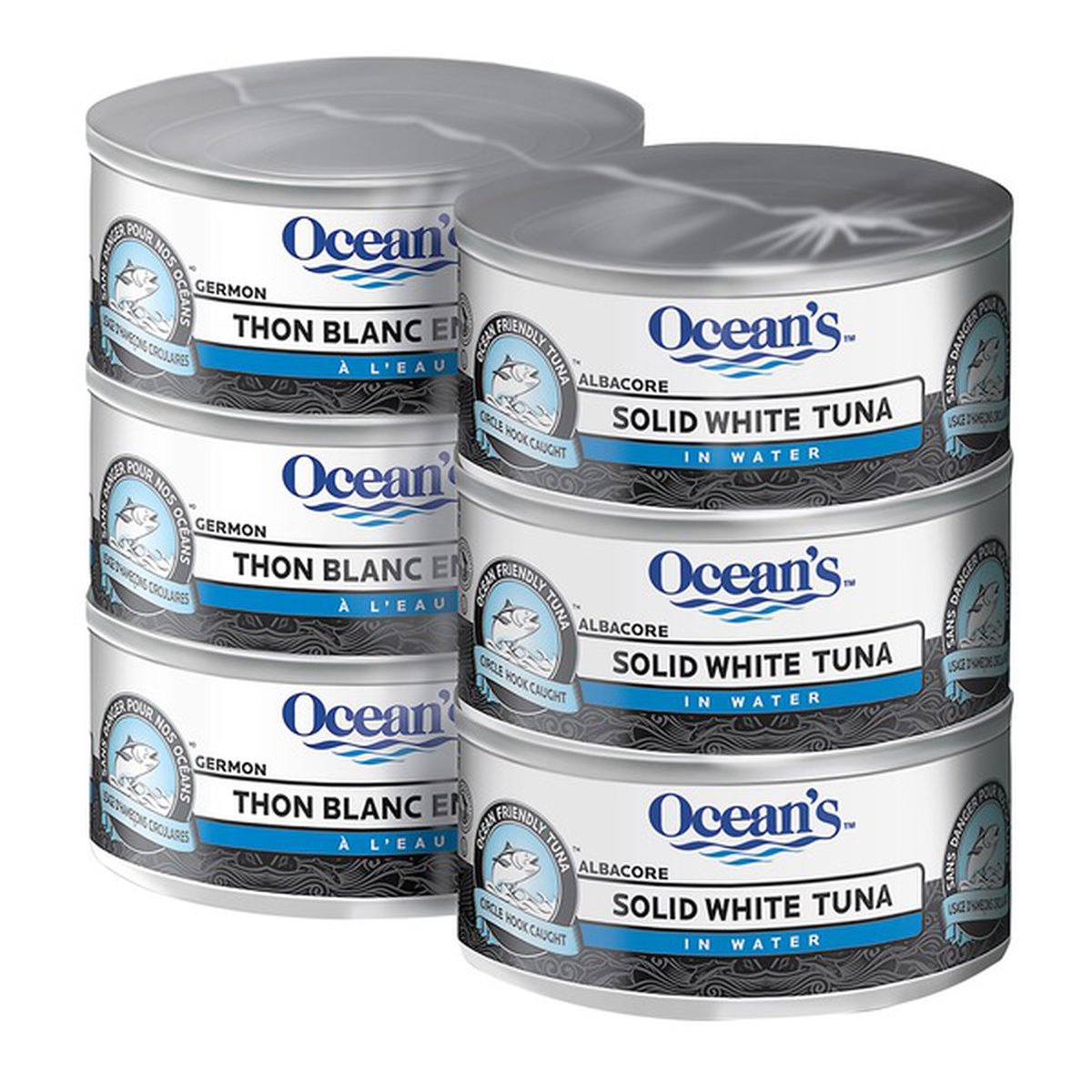 Ocean's Solid White Albacore Tuna - 6 x 184 g