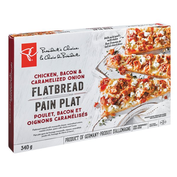 President's Choice Chicken Bacon & Caramelized Onion Flatbread