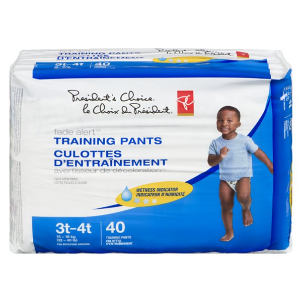 Presidents Choice Boys Size 4T-5T Fade Alert Training Pants Mega Pack