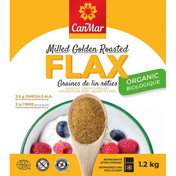 Canmar Foods Organic Golden Roasted Flax Seeds