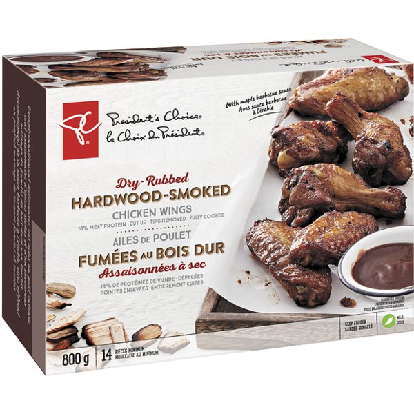 Presidents Choice Dry Rubbed Hardwood-Smoked Chicken Wings