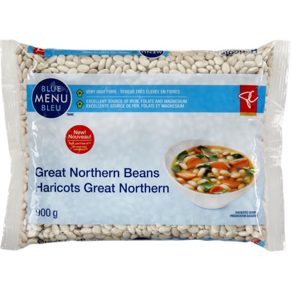 Presidents Choice Blue Menu Great Northern Beans