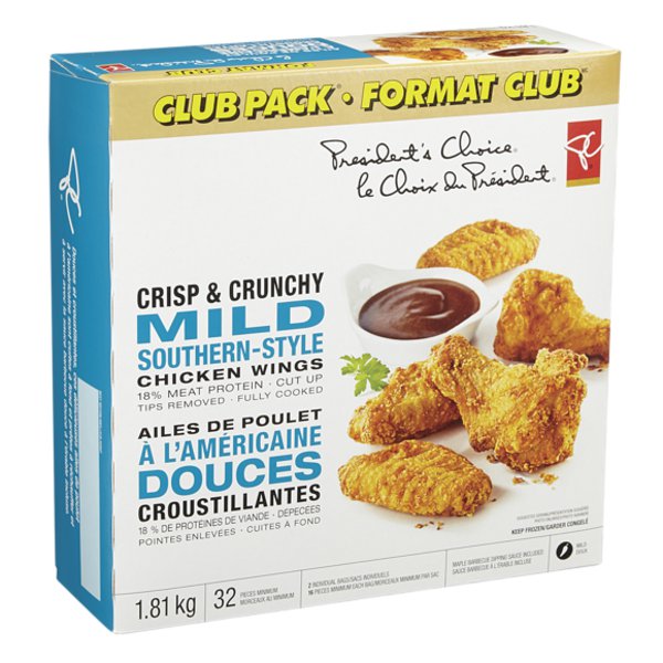 Presidents Choice Southern Chicken Wings Cp
