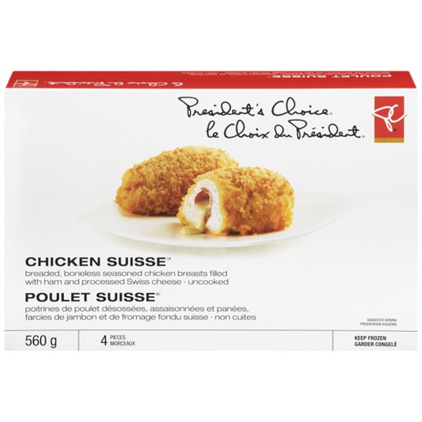Presidents Choice Chicken Cordon Suisse