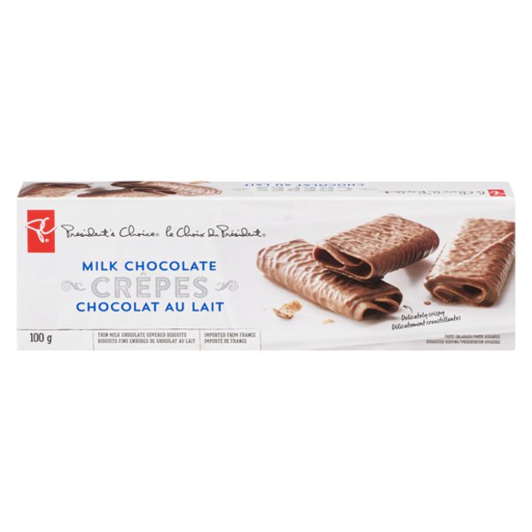 Presidents Choice Milk Chocolate Crepes